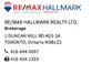 Logo RE:MAX Hallmark Realty